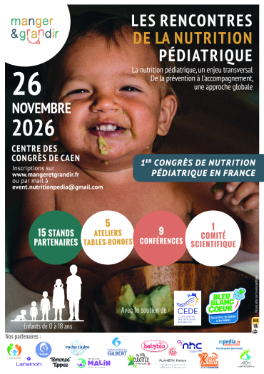 26/11/26 Les rencontres de la nutrition pédiatriques à Caen