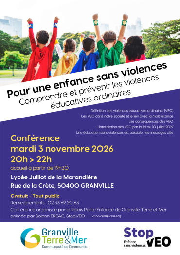 3/11/26 Conférence pour une enfance sans violences